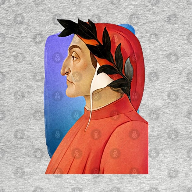 Italian Poet Dante Alighieri illustration by Litstoy 